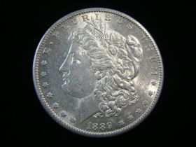 1889-S Morgan Silver Dollar About Uncirculated+ 71016