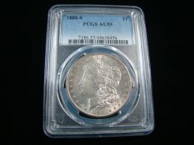 1888-S Morgan Silver Dollar PCGS Graded AU55 #49638456