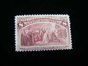 U.S. Scott #236 Mint Never Hinged Columbus Restored To Favor
