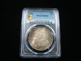 1896 Morgan Silver Dollar PCGS Graded MS64 Original Toning #43016123
