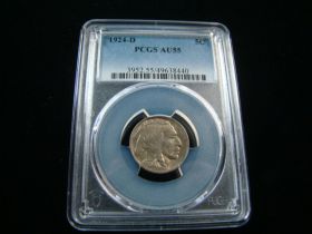 1924-D Buffalo Nickel PCGS Graded AU55 #49638440