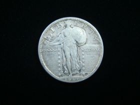 1917-D Standing Liberty Silver Quarter VF 130205