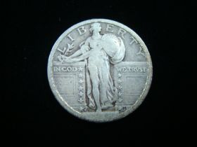 1918-S Standing Liberty Silver Quarter VF 150205