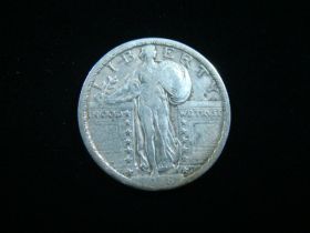 1918 Standing Liberty Silver Quarter VF+ 160205