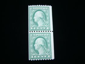 U.S. Scott #448 Pair Mint Never Hinged Washington