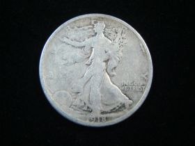 1918-D Walking Liberty Silver Half Dollar Good 21124