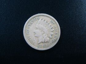 1862 Indian Head Cent VG+ 111124