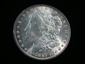 1887 Morgan Silver Dollar Brilliant Uncirculated 31103