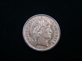 1912-D Barber Silver Dime XF+ 31104