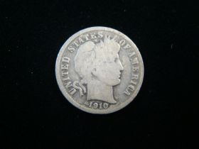 1910-S Barber Silver Dime Good+ 51104