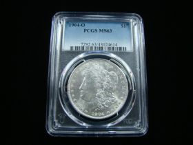 1904-O Morgan Silver Dollar PCGS Graded MS63 #43024614