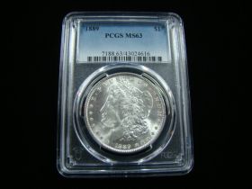 1889 Morgan Silver Dollar PCGS Graded MS63 #43024616