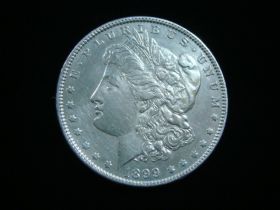 1899 Morgan Silver Dollar XF+ Cleaned 130209