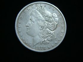 1878 7TF Rev Of 1879 Morgan Silver Dollar VF+ 190209