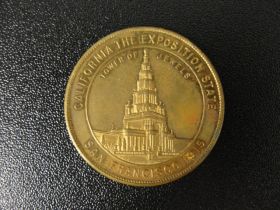 1915 San Francisco Tower of Jewels Medal