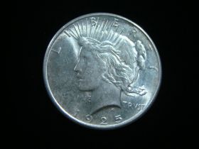 1925 Peace Silver Dollar Uncirculated 340210