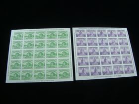 U.S. Scott #730-731 Panes Of 25 Mint Never Hinged