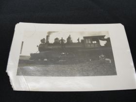 1916 Great Northern Railroad "Locomotive 352" At Minot ND Real Photo Postcard