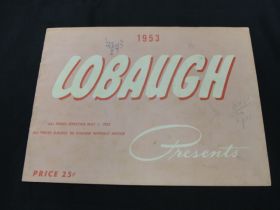 Vintage 1953 Edition Lobaugh "O" Gauge Model Train Catalog