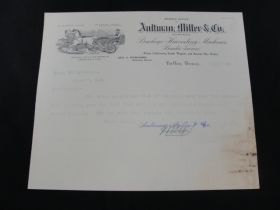 1900 Aultman Miller & Co. Letter from Akron OH Office to Roswell NM