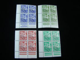 France Scott #910-913 Set Blocks Of 4 Mint Never Hinged