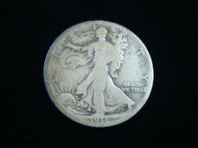1916 Walking Liberty Silver Half Dollar Good+ 40215