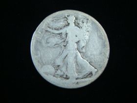 1921-S Walking Liberty Silver Half Dollar Good 120215