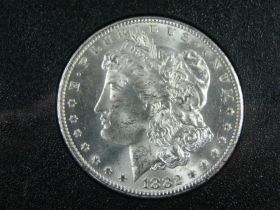 1882-CC Morgan Silver Dollar NGC Graded MS63 GSA Hoard #3748254-017