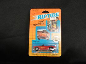 1984 Ertl Riptide 1960 Corvette 1/64th Scale Diecast Car Mint in Packaging