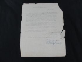 1922 LT James H. Doolittle Signed Crash Letter Kelly Field TX Rare Autograph
