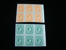 Jamaica Scott #148a-149a Set Booklet Panes Of 6 Mint Never Hinged