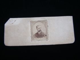 1880's Genelli St. Louis Missouri Named Photo Stamp W.C. Harley Rare!!