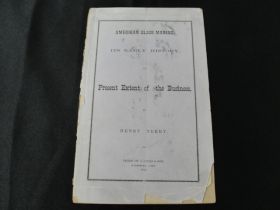 1870 American Clock Making Its Early History Booklet by Henry Terry 27 Pages