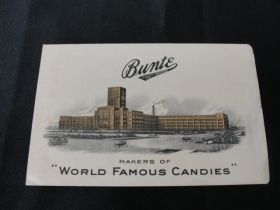 1920’s Bunte Chicago Advertising Bag "World Famous Candies" Lithograph