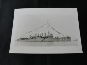 1920 USS Peary (DD-226) United States Navy Destroyer Original Event Photograph