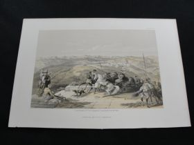 1855 Sebaste Ancient Samira Color Tinted Lithograph Published by Day & Son