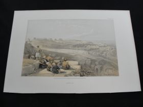 1855 Askelon Color Tinted Lithograph Published by Day & Son