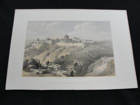 1855 Church of Purification Color Tinted Lithograph Published by Day & Son
