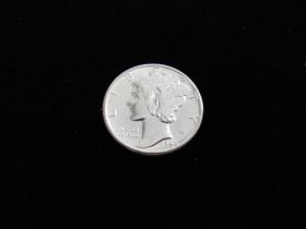 1940-D Mercury Silver Dime Brilliant Uncirculated+ Full Bands