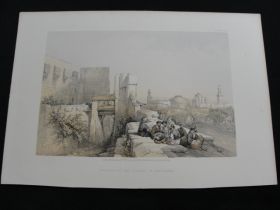 1855 Entrance to the Citadel Color Tinted Lithograph Published by Day & Son