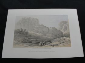 1856 The Acropolis Color Tinted Lithograph Published by Day & Son