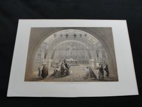 1855 Calvary Color Tinted Lithograph Published by Day & Son