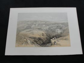 1855 Bethlehem Color Tinted Lithograph Published By Day & Son