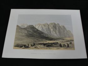1856 Encampment of the Oulad-Said Color Tinted Lithograph Published by Day & Son