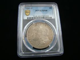 1883-S Morgan Silver Dollar PCGS Graded XF40 #47029995