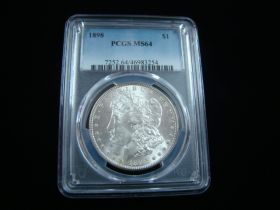 1898 Morgan Silver Dollar PCGS Graded MS64 #46983254