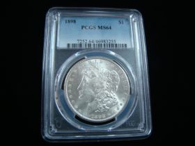 1898 Morgan Silver Dollar PCGS Graded MS64 #46983255