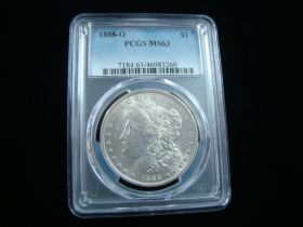 1888-O Morgan Silver Dollar PCGS Graded MS63 #46983260