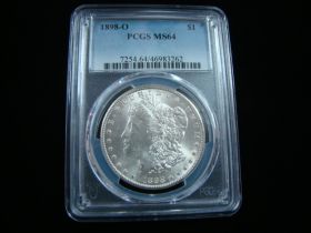 1898-O Morgan Silver Dollar PCGS Graded MS64 #46983262