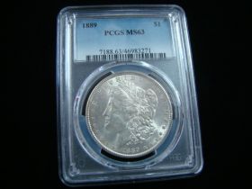 1889 Morgan Silver Dollar PCGS Graded MS63 #46983271